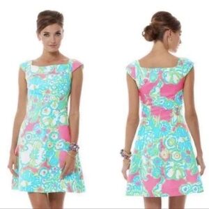 EUC Sz 10 Lilly Pulitzer York Dress in PB Pink A Delicacy